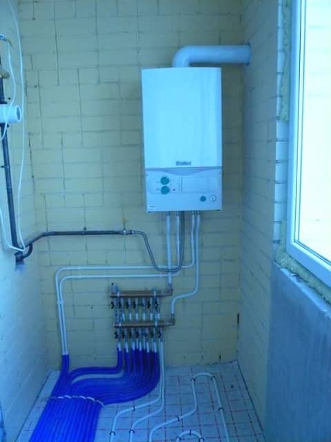 Установка газового котла в квартире многоквартирного дома