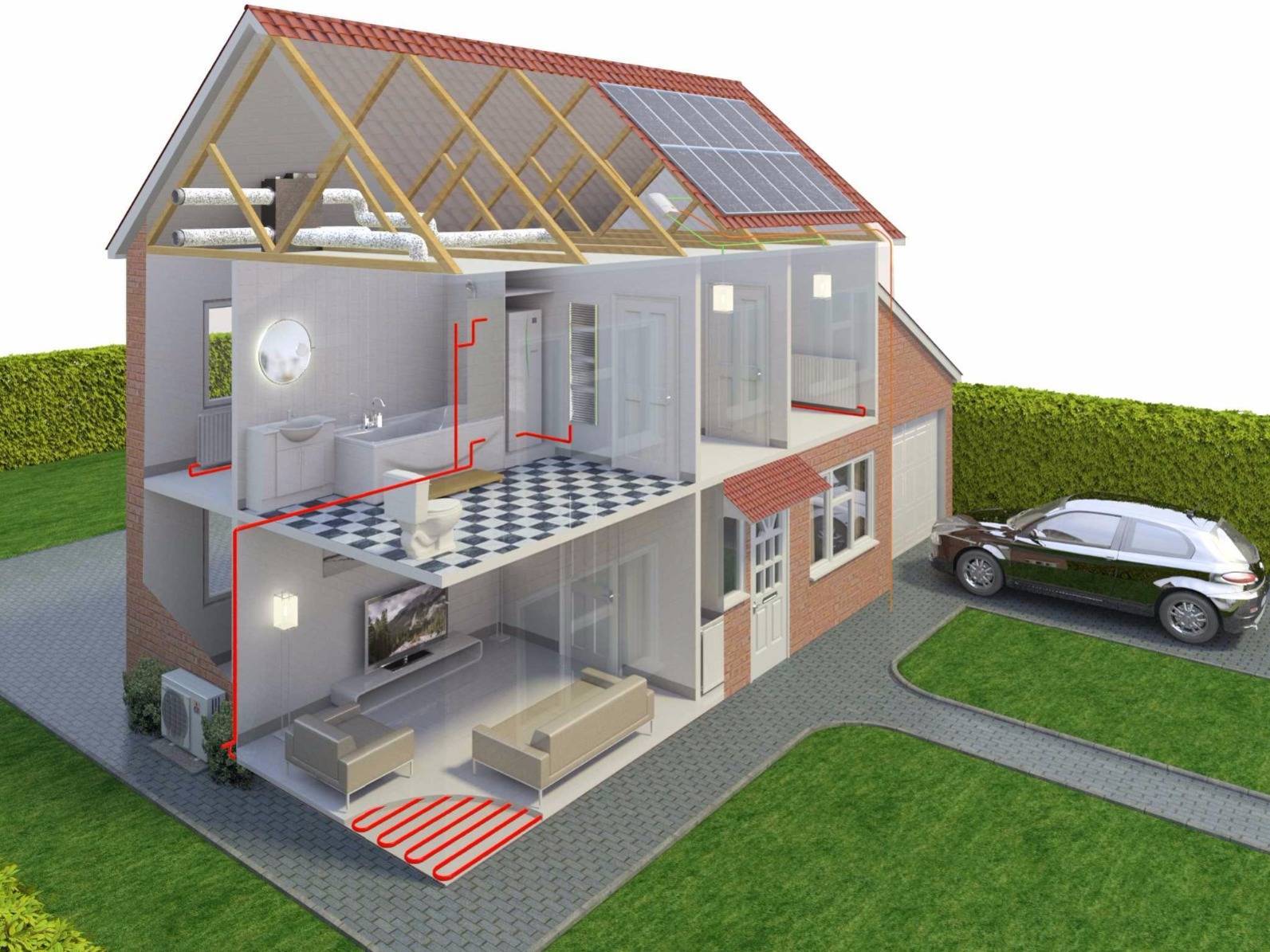 Солнечное отопление частного дома: обзор лучших конструкций - точка j