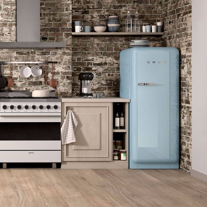 Итальянские холодильники smeg в ретро стиле. лучшие модели