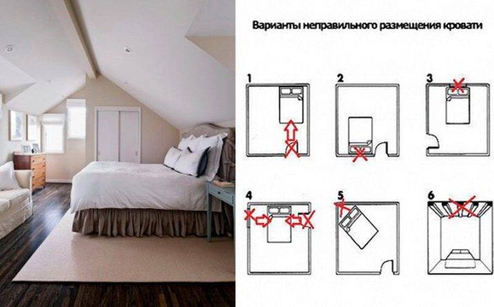 Как правильно поставить кровать в спальне? по фен-шуй, по сторонам света.