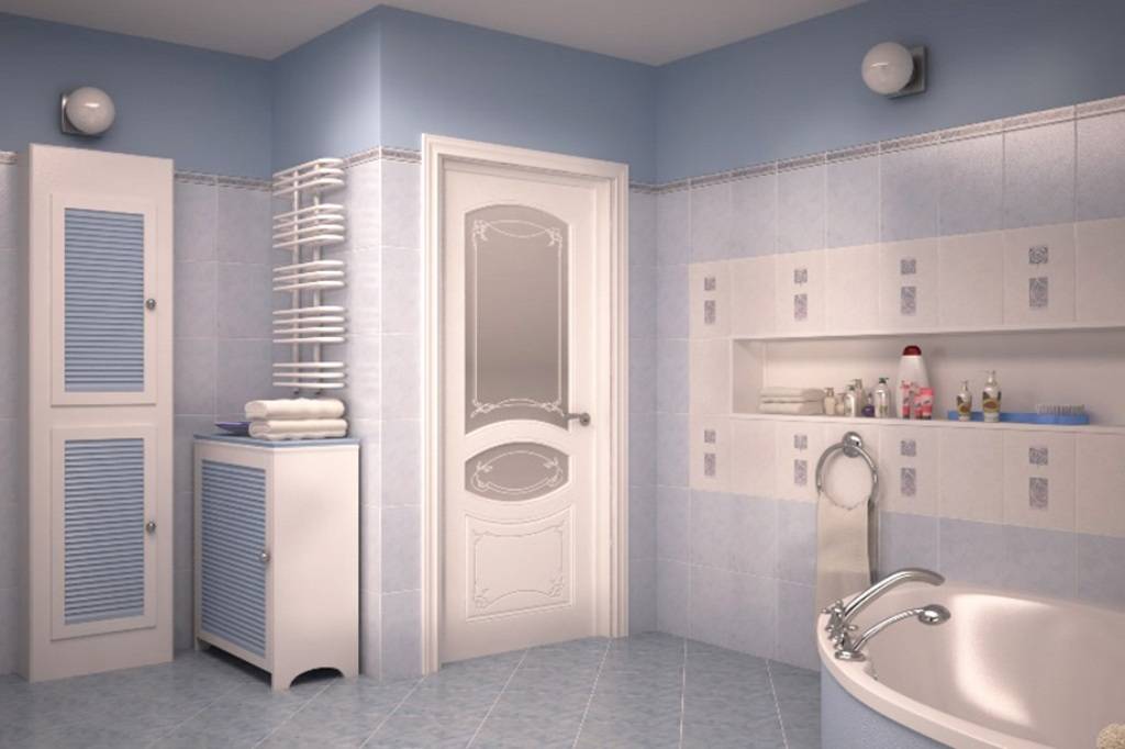 Стандартные размеры дверей в ванной комнате и туалете