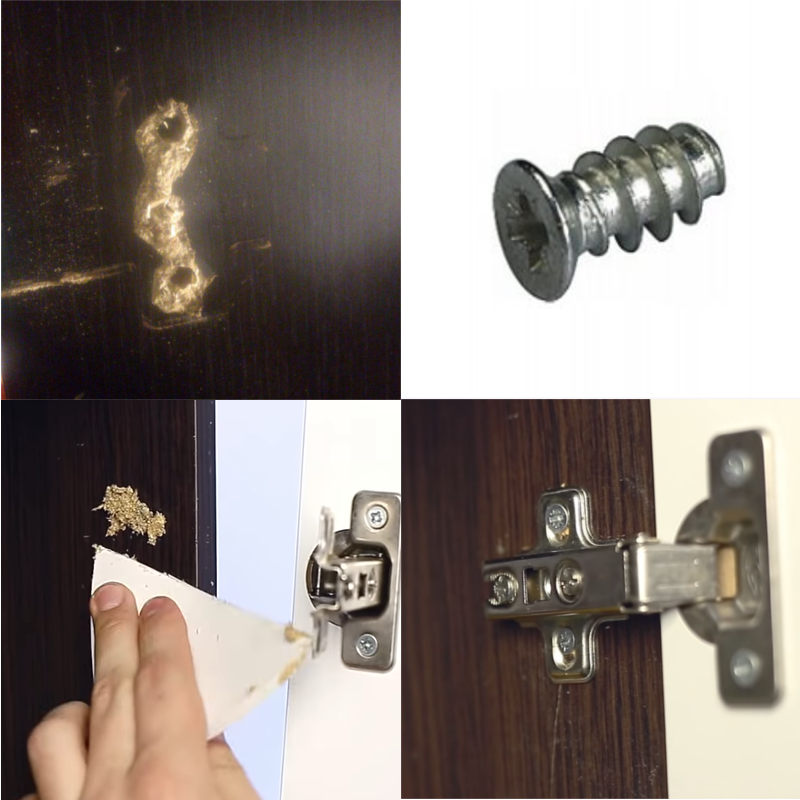 Как починить дверь шкафа, петли из дсп вырвало, ремонт своими руками – metaldoors
