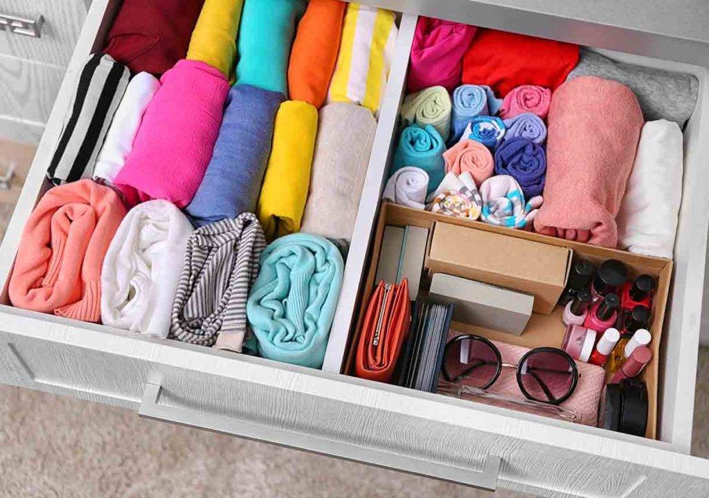 Как сложить компактно постельное белье: идеи хранения, полезные лайфхаки для хранения