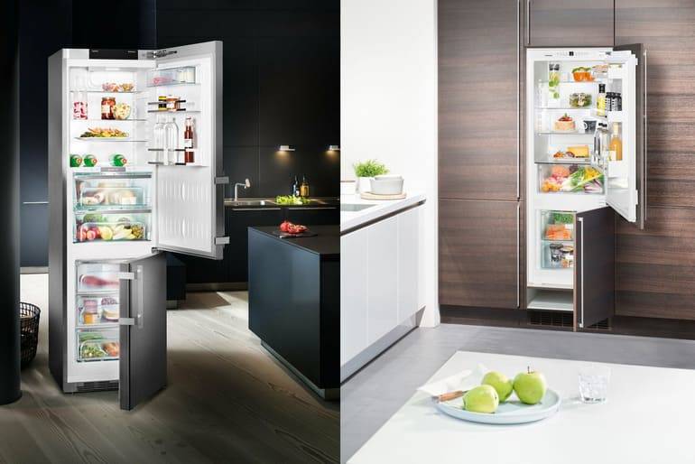 Чем отличается встроенный холодильник от обычного | блог miele