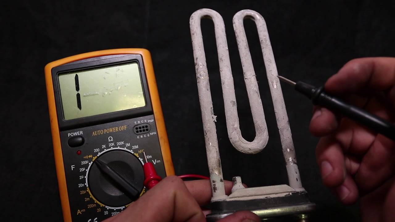 Правильная проверка тэна стиральной машины мультиметром: как прозвонить цепь, проверить на пробой и утечку