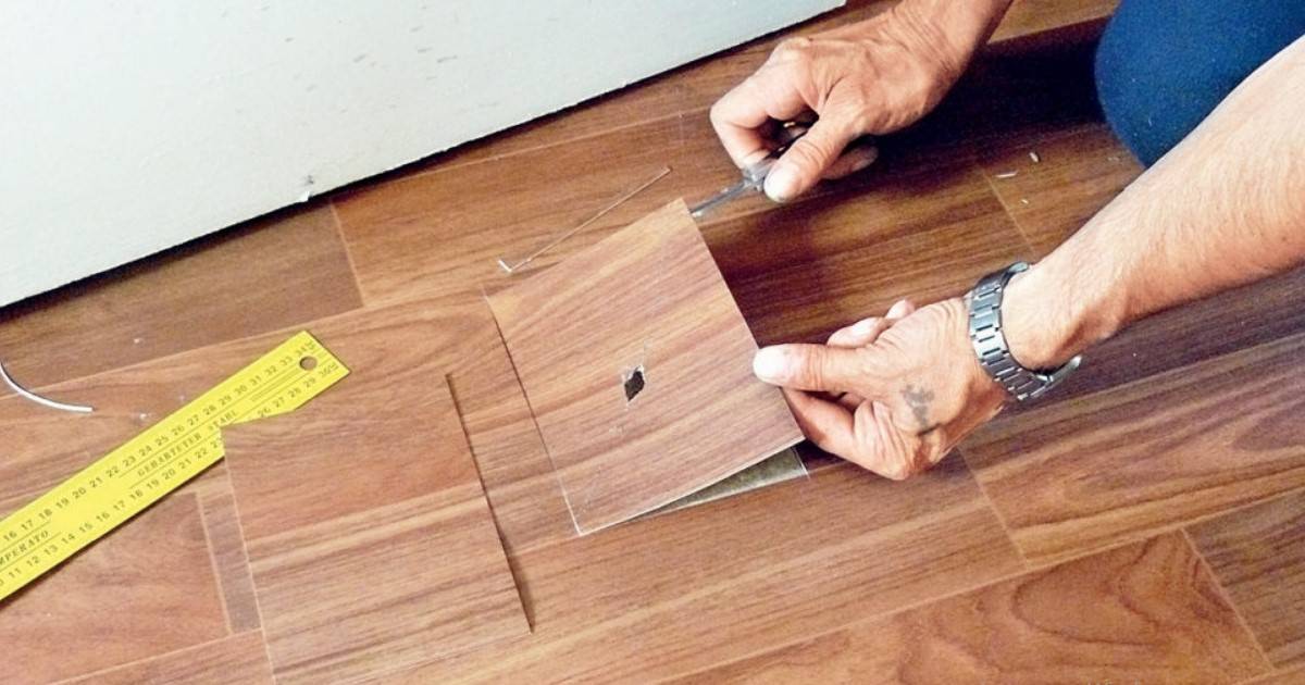 Как отремонтировать линолеум на полу: 10 простых способов