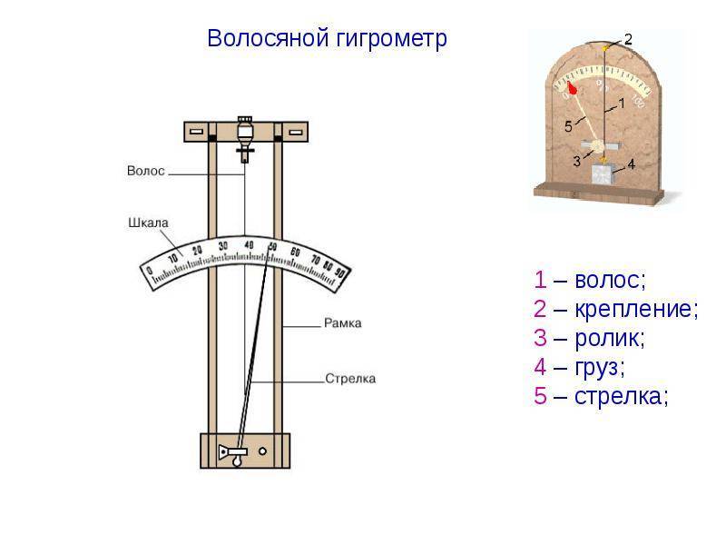 Как сделать психрометр и определить уровень влажности с его помощью?