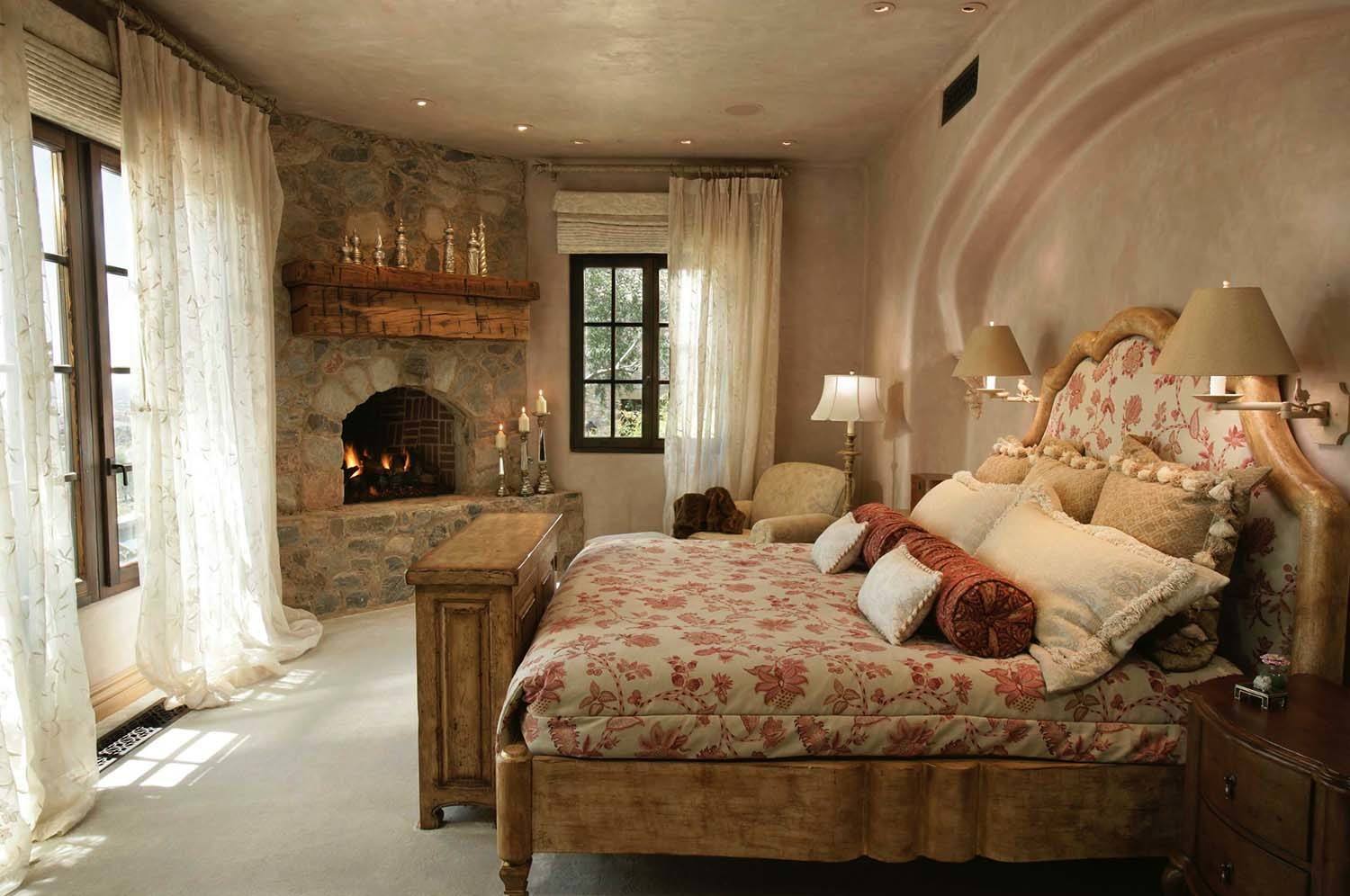 Спальня в стиле кантри, 110 фото. красивые интерьеры и дизайн