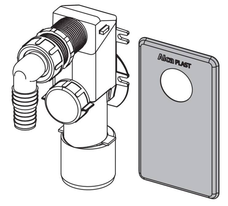 Сифон для подключения стиральной машины: действие, виды, установка