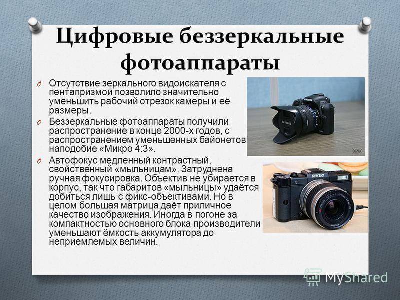Как правильно выбрать фотоаппарат: зеркальный, компакт