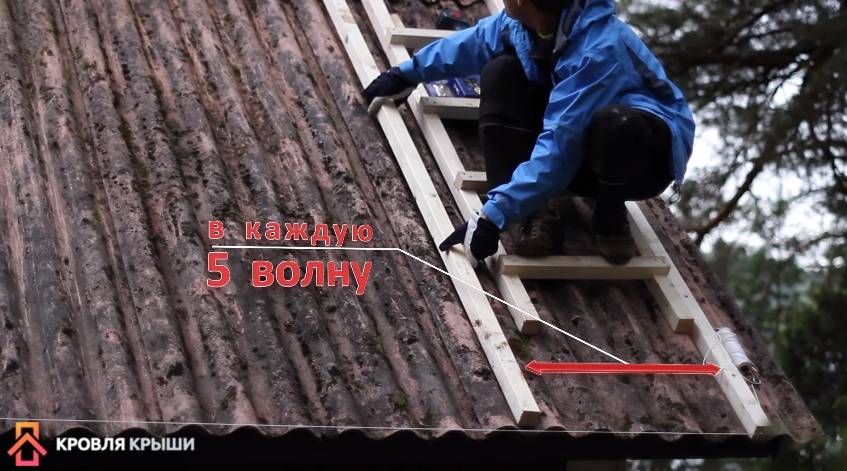 Чем и как починить трещину в шифере на крыше: обзор 7-ми лучших способов