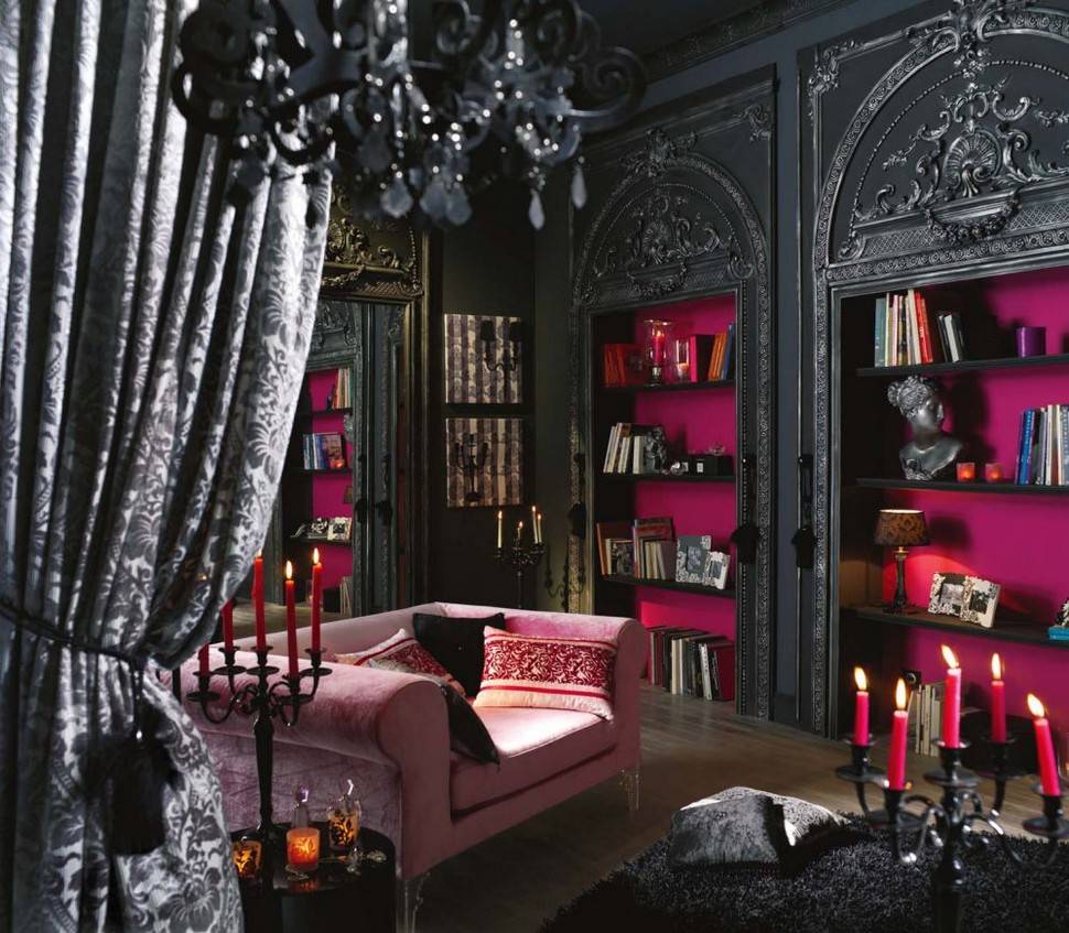 Спальня в готическом стиле: особенности дизайна и цвета