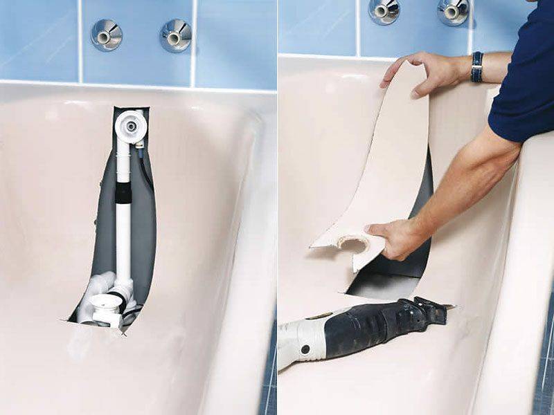 Реставрация ванны: как установить акриловый вкладыш в ванну своими руками