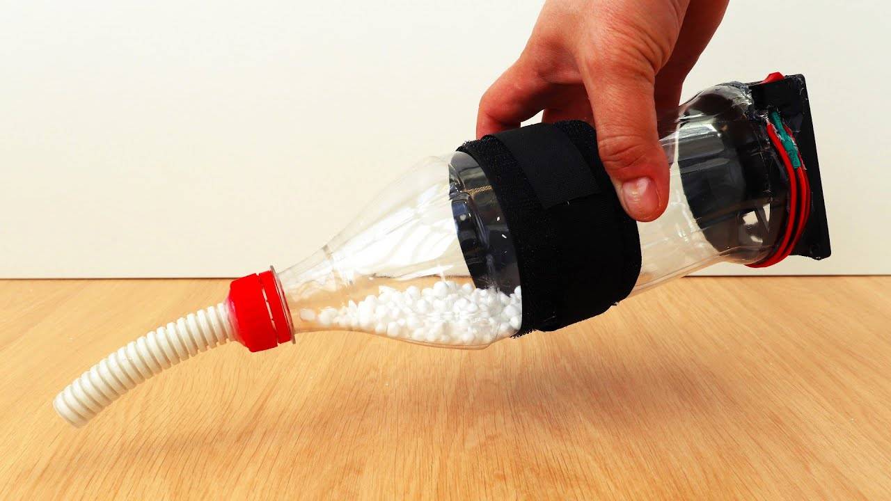 Как сделать пылесос из бутылки своими руками