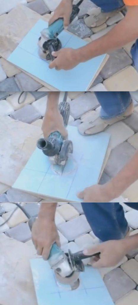 Резка плитки: ручной плиткорез, как пользоваться, чем резать, инструмент, можно ли болгаркой керамическую половую, керамогранит