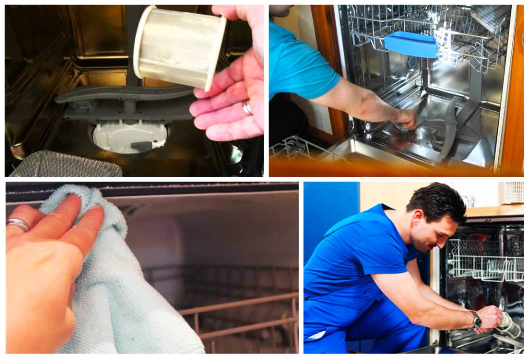 Почему посудомоечная машина моет плохо, причина белого налета на посуде