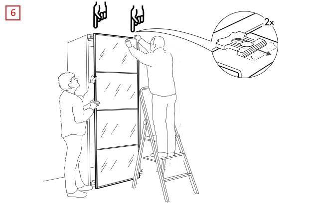 Как установить раздвижные двери для шкафа своими руками - myprofnastil