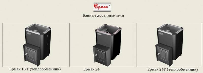 Печи для бани; ермак: виды и все тонкости выбора