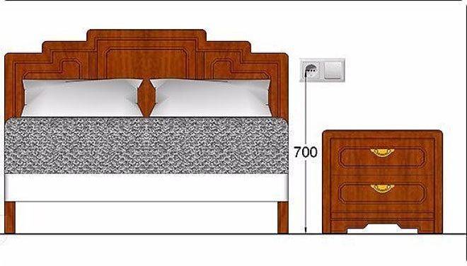 Расположение розеток в спальне (22 фото): как правильно разместить и расположить, схема