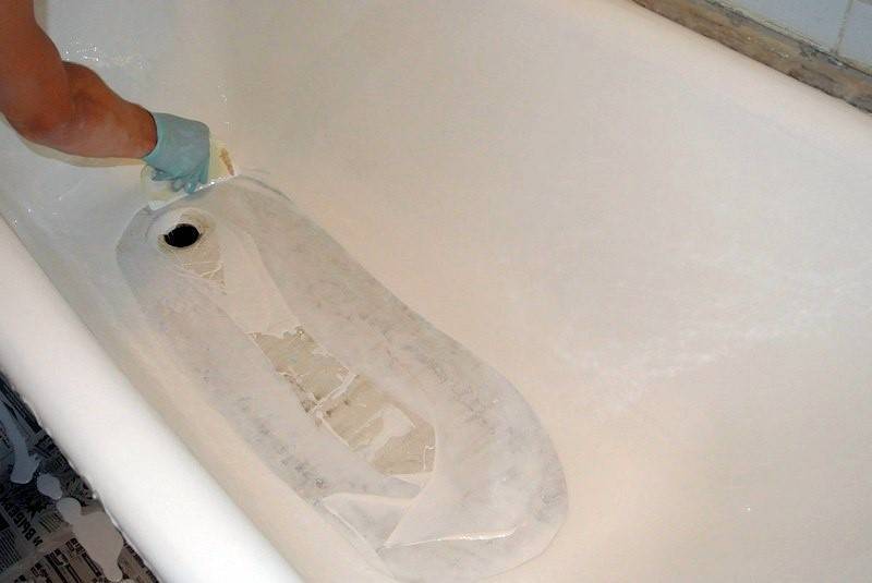 Реставрация и восстановление ванны жидким акрилом своими руками