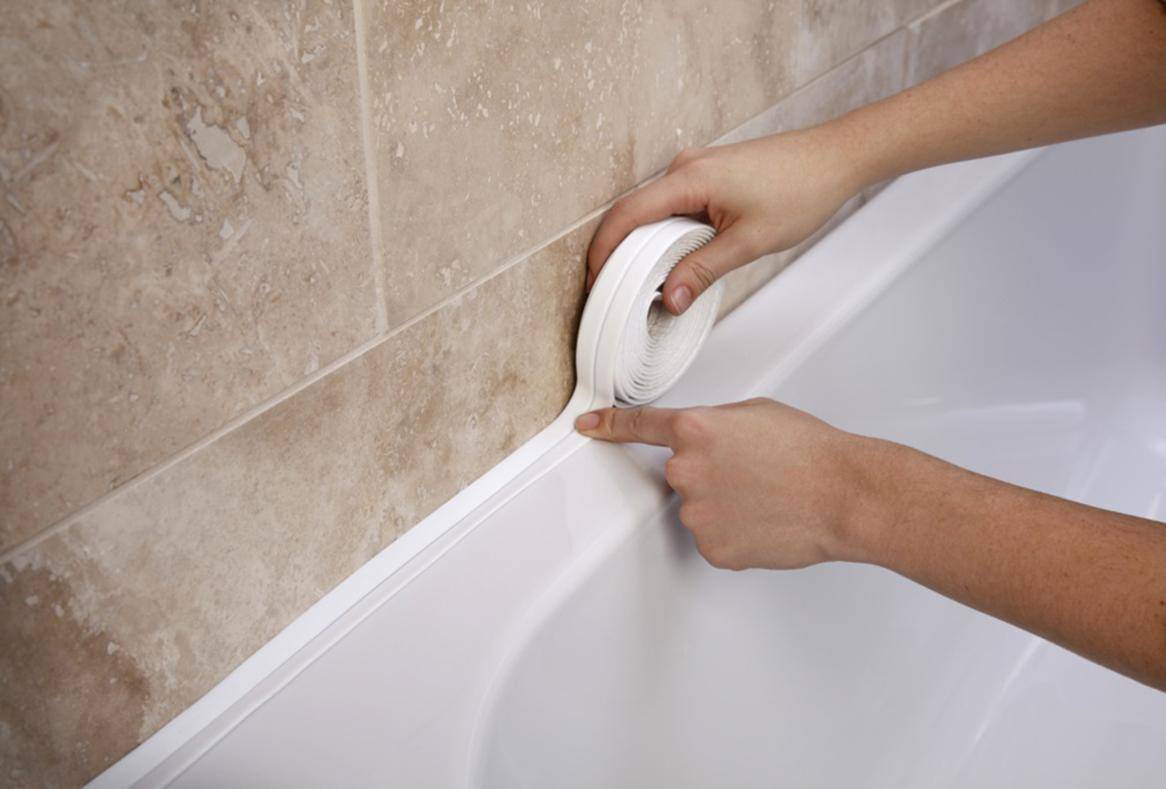 Бордюрная лента для ванной: надежный способ герметизации стыков