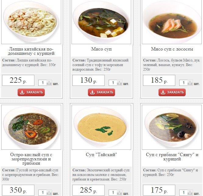 Сколько грамм должна быть порция супа?