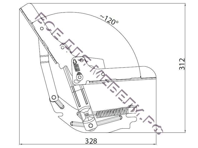 Французская раскладушка, американская раскладушка. замена 2-х механизмов складывания дивана.
