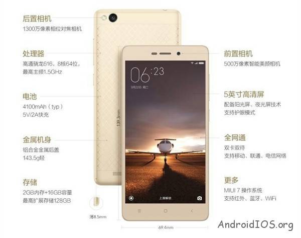 Обзор смартфона xiaomi redmi 3 - itc.ua