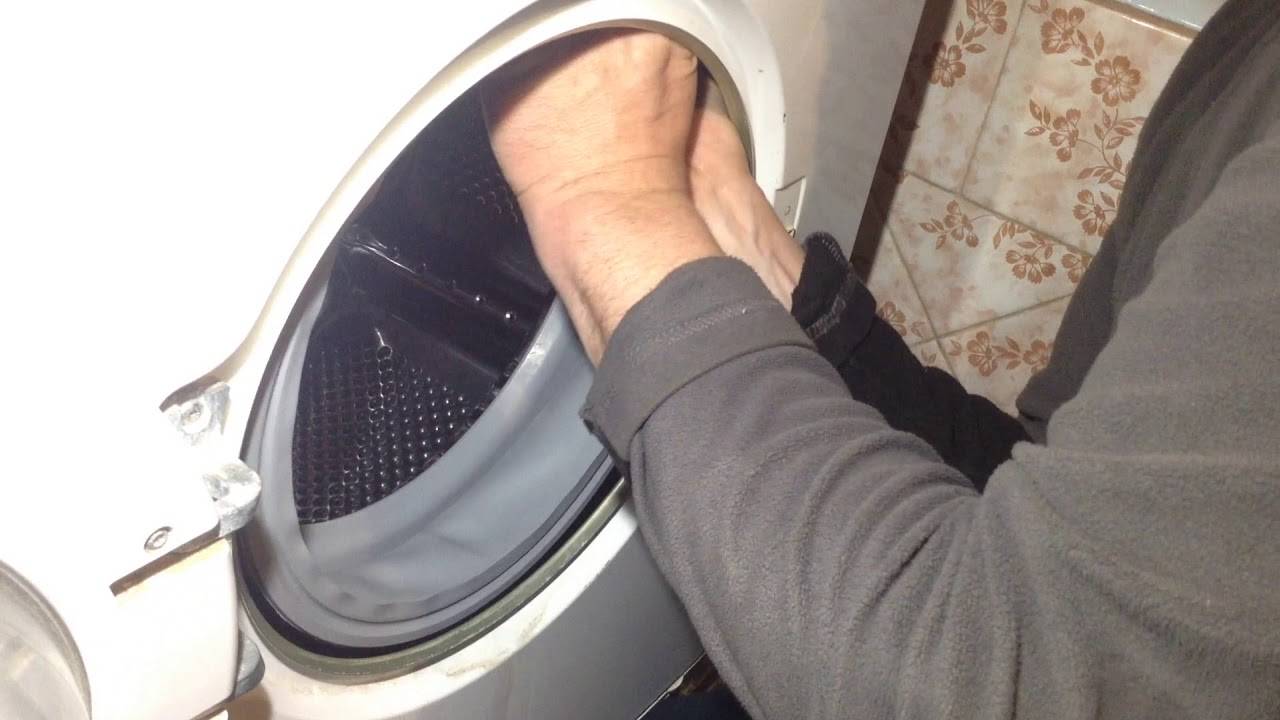 Самостоятельная замена манжеты люка стиральной машины lg
