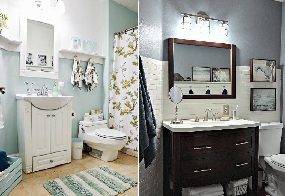Новая ванная без ремонта: узнайте, как обновить интерьер 7 способами! (30 фото) | дизайн и интерьер ванной комнаты