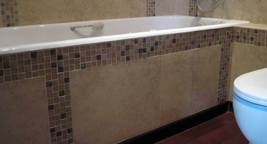 Как сделать красивый и практичный экран для ванны из плитки. экран для ванны своими руками