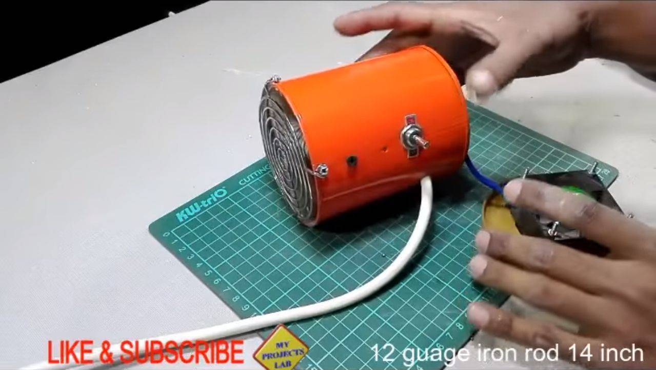 Делаем водяной или электрический тепловентилятор своими руками: инструкция