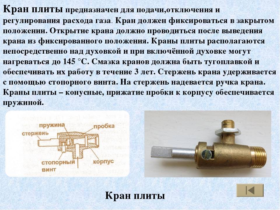 Что такое газконтроль в газовой плите