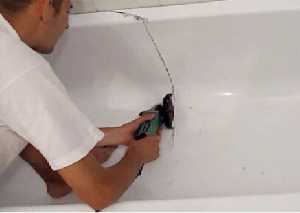 Реставрация ванной путем установки акрилового вкладыша